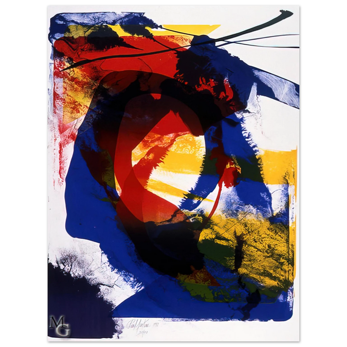 Paul Jenkins - Distance Finding Mozart - 1992 75x100 cm / 30x40inches Fine Art Poster