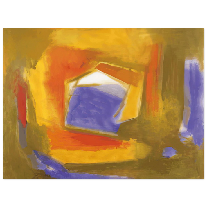 Esteban Vicente - UNTITLED 1990 75x100 cm / 30x40inches Fine Art Poster