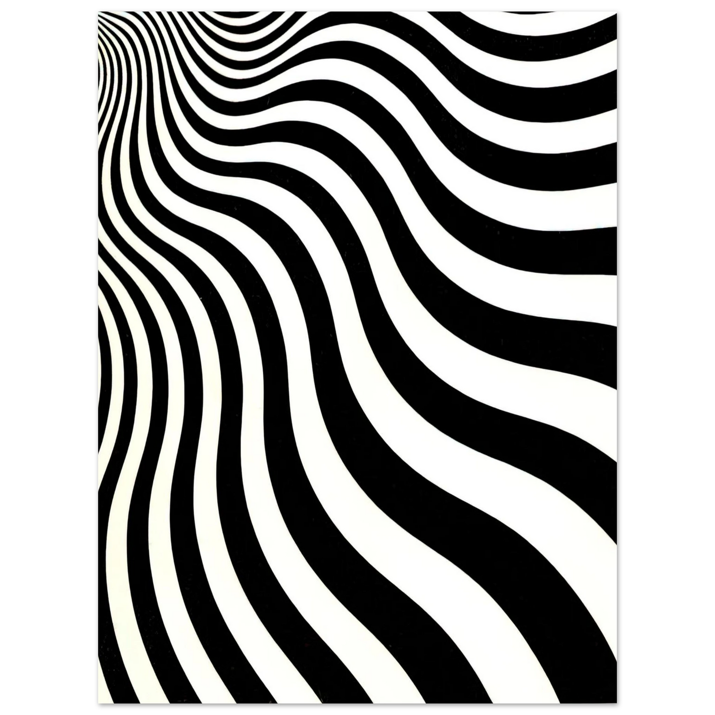 Bridget Riley - INTAKE 1964 75x100 cm / 30x40inches Fine Art Poster