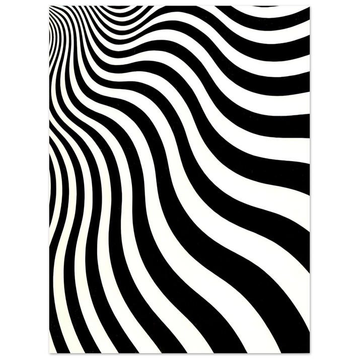 Bridget Riley - INTAKE 1964 75x100 cm / 30x40inches Fine Art Poster