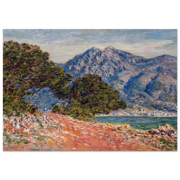 Cap Martin 2 - claude monet Brushed Aluminum Print - 70x100 cm / 28x40 inches | claude monet Aluminum Print | claude monet Prints