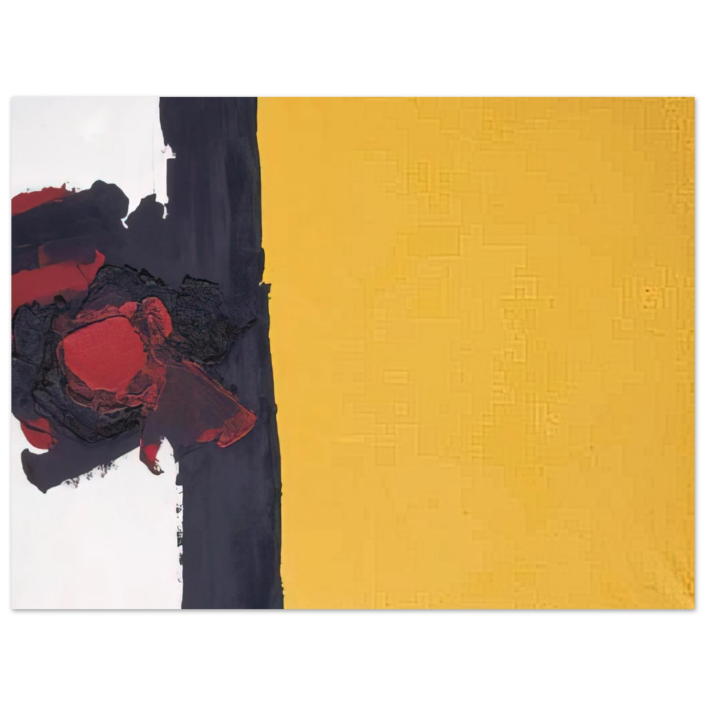 Luis Feito - 471 75x100 cm / 30x40inches Fine Art Poster