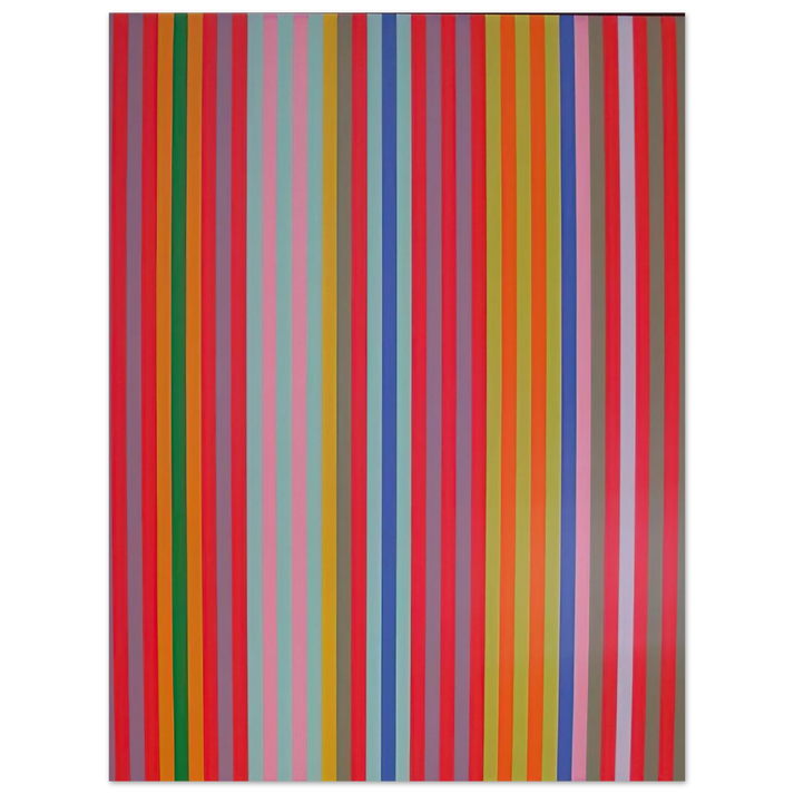 Gene Davis - Yoyo - 1969 75x100 cm / 30x40inches Fine Art Poster
