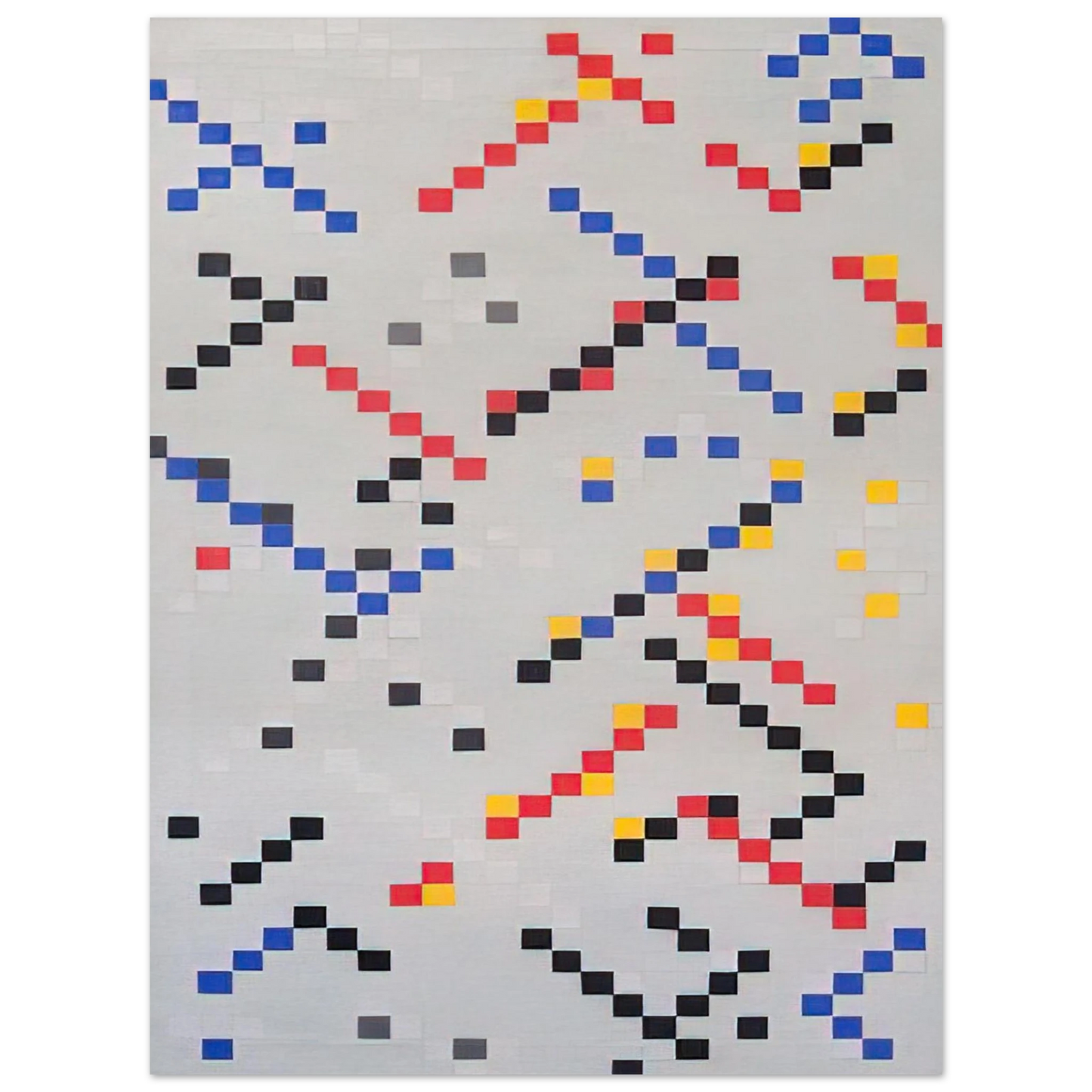 Leon Polk Smith - Inch Squares No. 3 - 1949 75x100 cm / 30x40inches Fine Art Poster