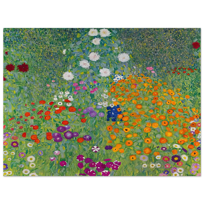 Gustav Klimt - BLUMENGARTEN 1907 75x100 cm / 30x40inches Fine Art Poster
