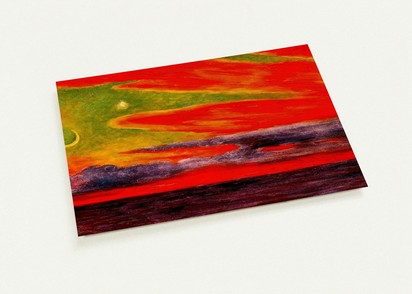 EVENING TWILIGHT AT ACAPULCO 1956 By Diego Rivera Pack of 10 Post Cards | Diego Rivera Post Cards | A6 (10.5 x 14.8 cm) - 4.1 x 5.8 inches