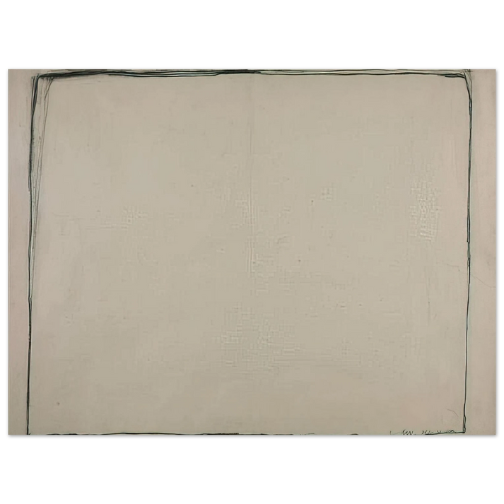 Bob Law - Drawing 24.4.60 - 1960 75x100 cm / 30x40inches Fine Art Poster