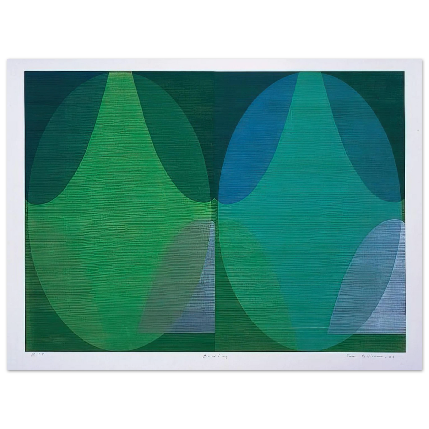 Sam Gilliam - Bowling 75x100 cm / 30x40inches Fine Art Poster