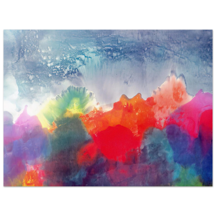 Ronnie Landfield - Nightfall - 1994 75x100 cm / 30x40inches Fine Art Poster