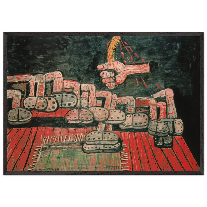 ROOM - Philip Guston 70x100 cm / 28x40 inches Framed Art Print – Black Wooden Frame