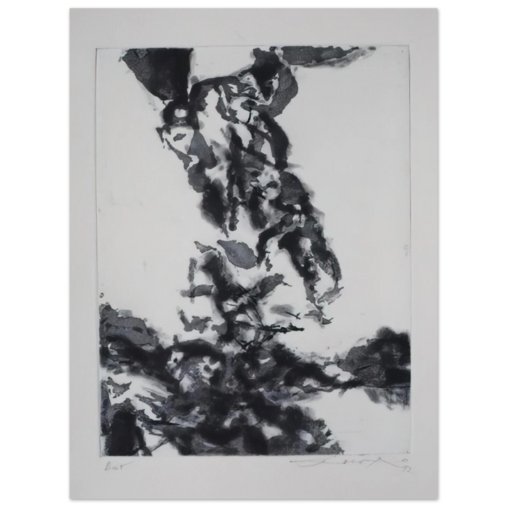 Zao Wou-Ki - THE PROPHET 1992 75x100 cm / 30x40inches Fine Art Poster