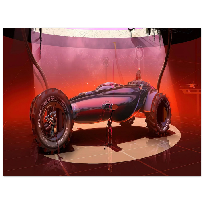 Syd Mead - Syd Mead 75x100 cm / 30x40inches Fine Art Poster
