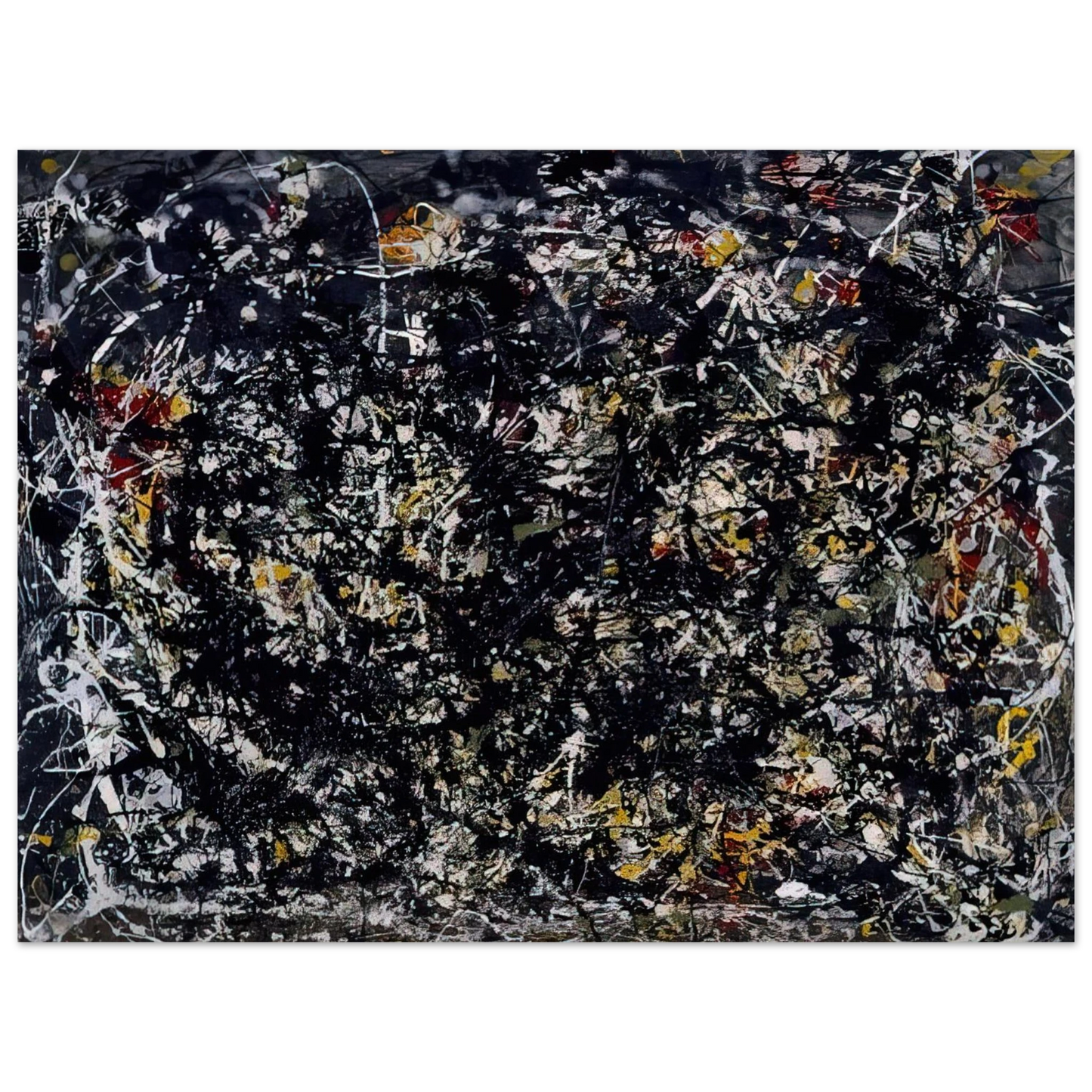Jackson Pollock - NUMBER 6 1949 75x100 cm / 30x40inches Fine Art Poster