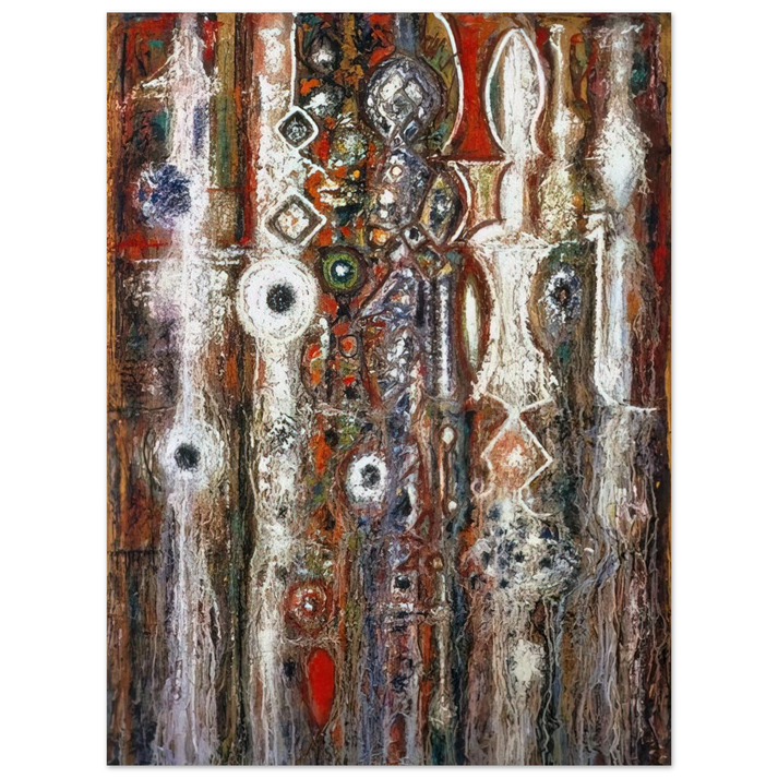Richard Pousette-Dart - Illumination Gothic - 1958 75x100 cm / 30x40inches Fine Art Poster