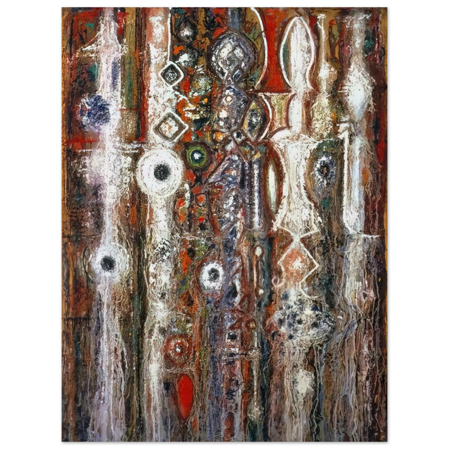 Richard Pousette-Dart - Illumination Gothic - 1958 75x100 cm / 30x40inches Fine Art Poster