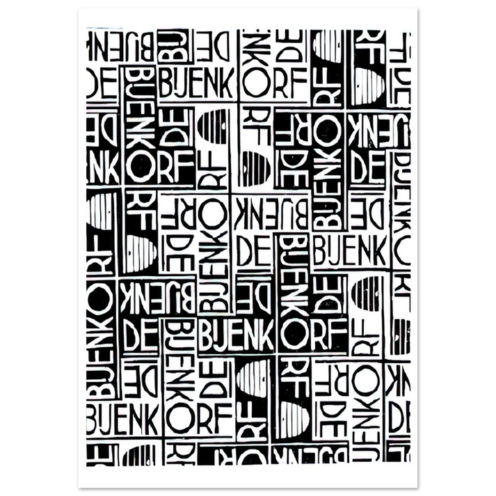 MC Escher - ESCHER (18) Wall Art - 21x29.7 cm / 8x12" - Premium Wooden Framed Poster With Fine Art Paper-canvas - Black frame
