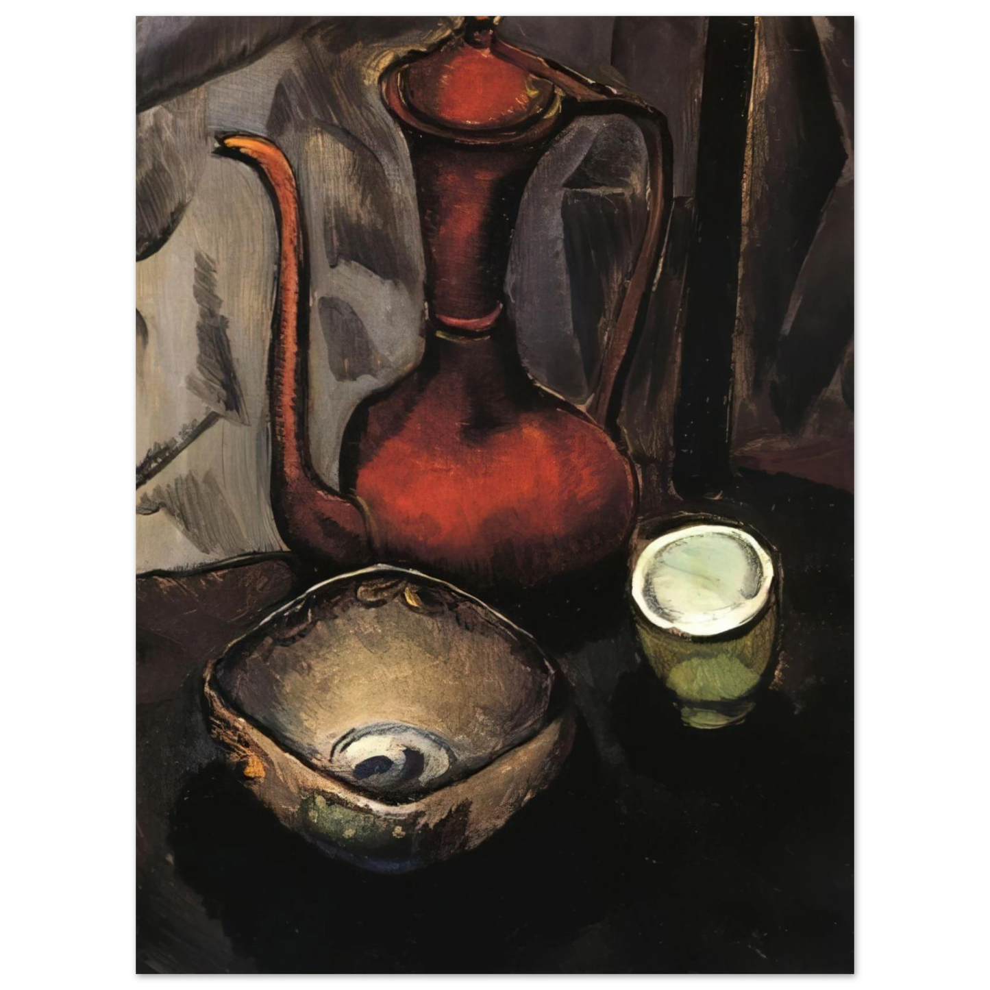 Man Ray - STILL LIFE WITH RED TEA KETTLE 75x100 cm / 30x40inches Fine Art Poster