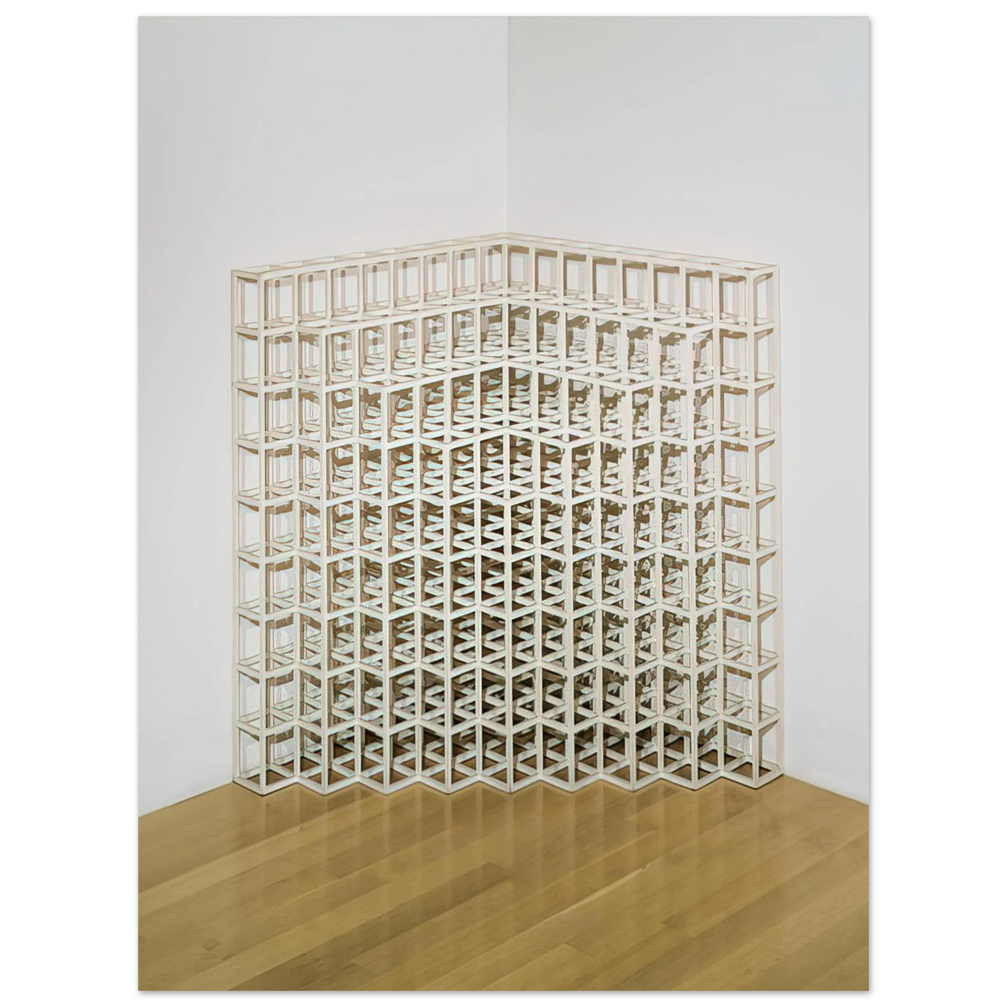 Sol LeWitt - Corner Piece No. 2 75x100 cm / 30x40inches Fine Art Poster