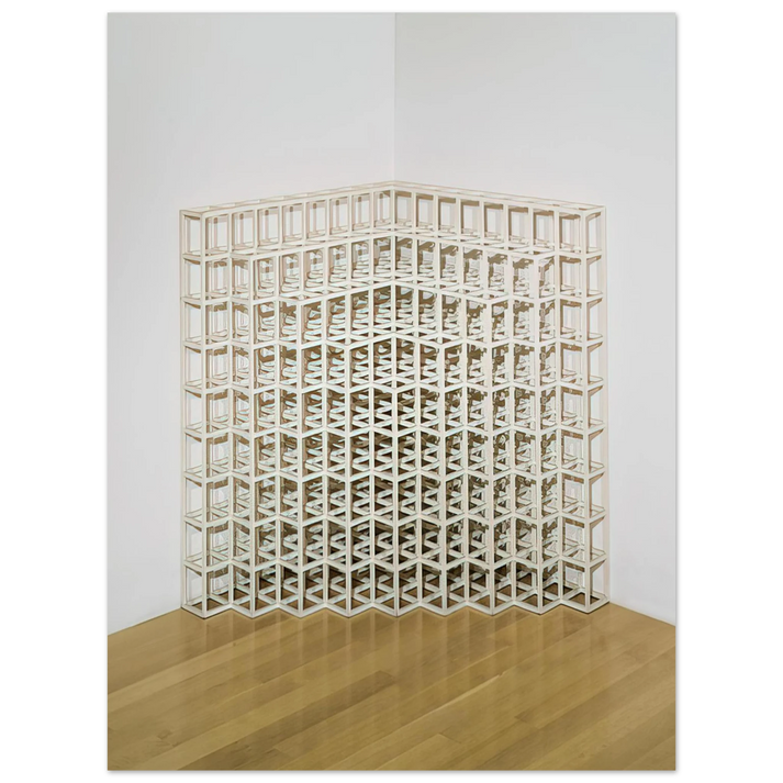 Sol LeWitt - Corner Piece No. 2 75x100 cm / 30x40inches Fine Art Poster