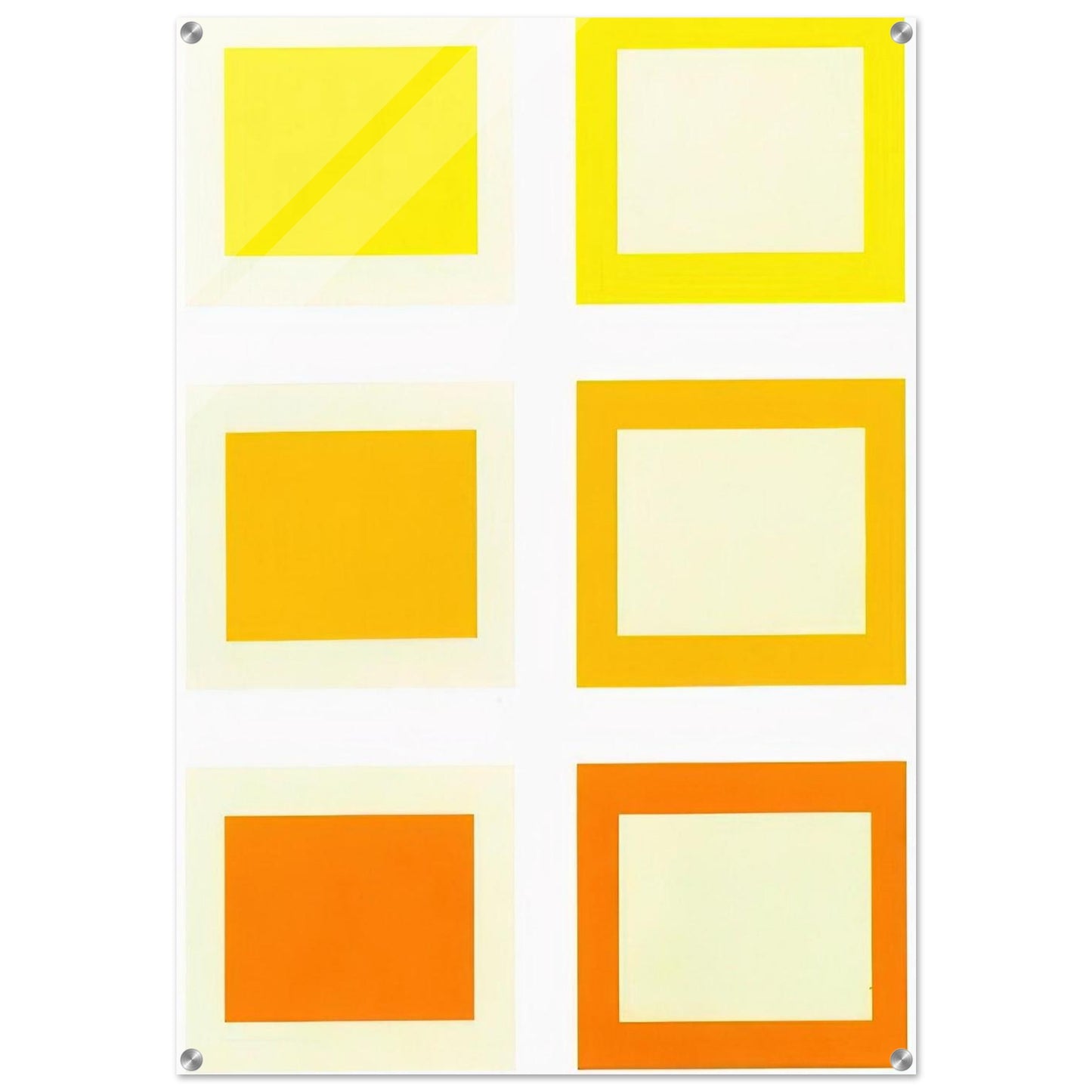Untitled Schellmann #187-192 - 1990 - Donald Judd Acrylic Print - 70x100 cm / 28x40″ inches | Donald Judd Wall Art | Donald Judd Prints