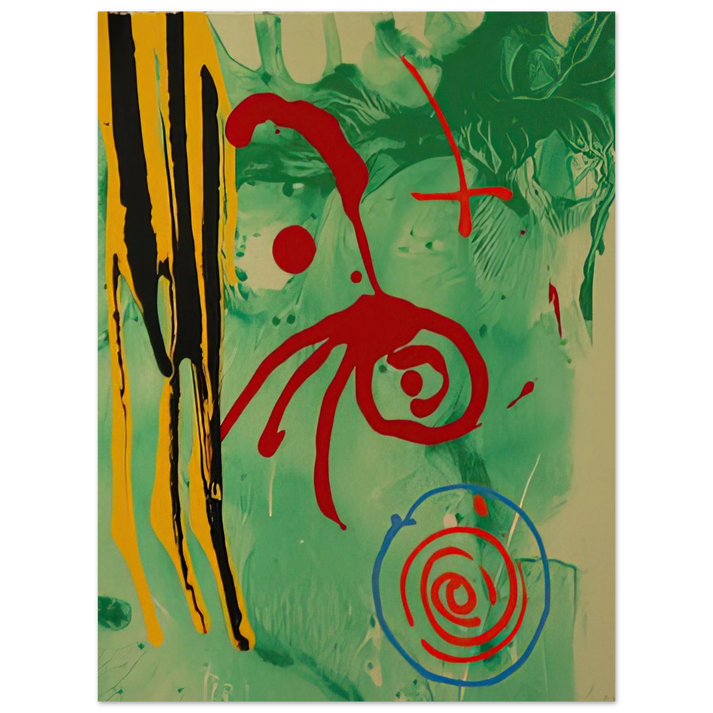 John Hoyland - The Gnome - 2005 75x100 cm / 30x40inches Fine Art Poster
