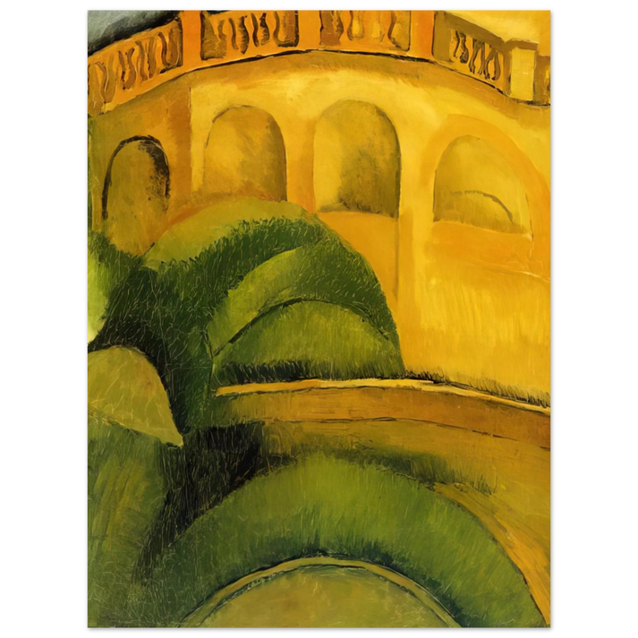 Raoul Dufy - ARCADES AT L ESTAQUE 1908 75x100 cm / 30x40inches Fine Art Poster