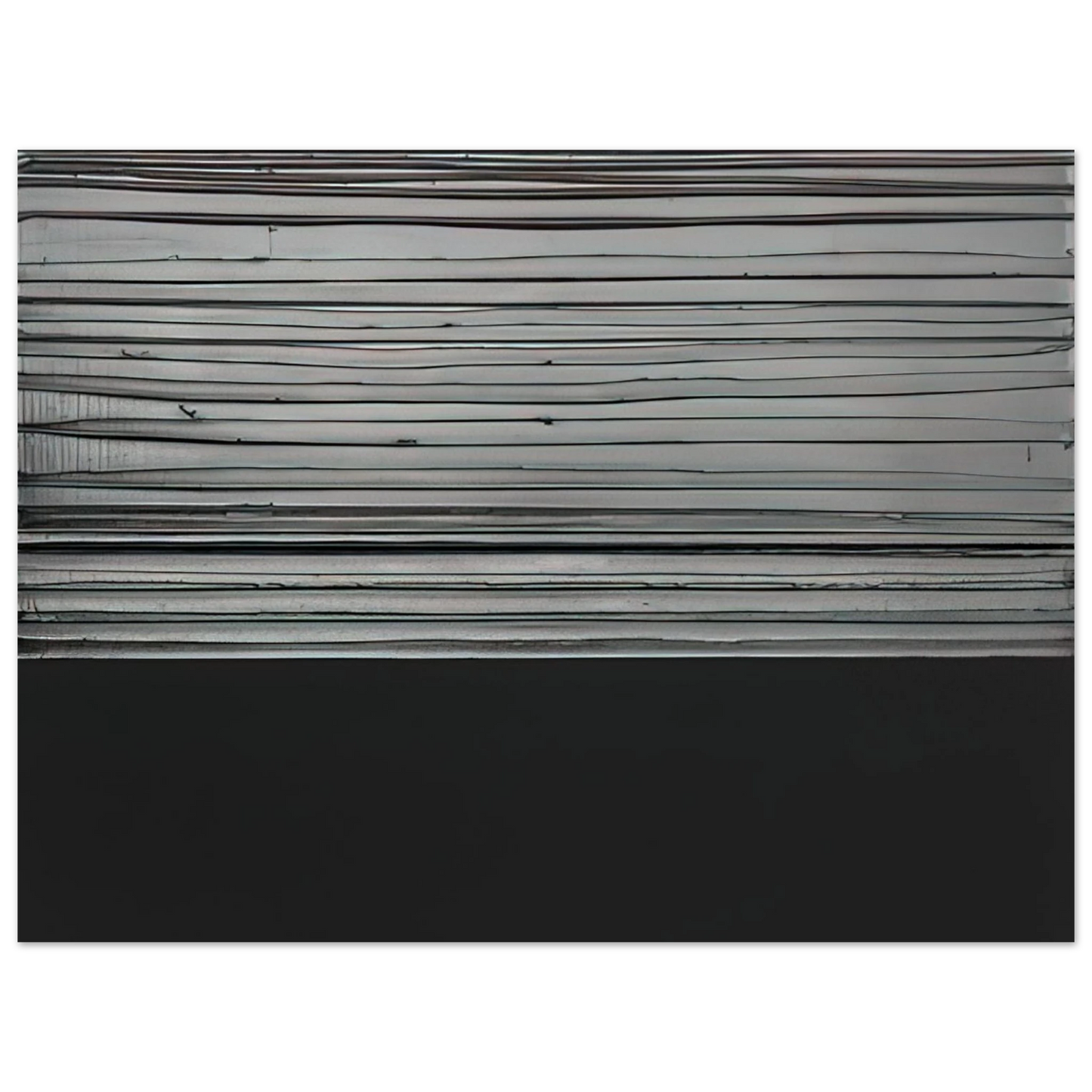 Pierre Soulages - Peinture 12 November 2008 diptyque - 2008 75x100 cm / 30x40inches Fine Art Poster