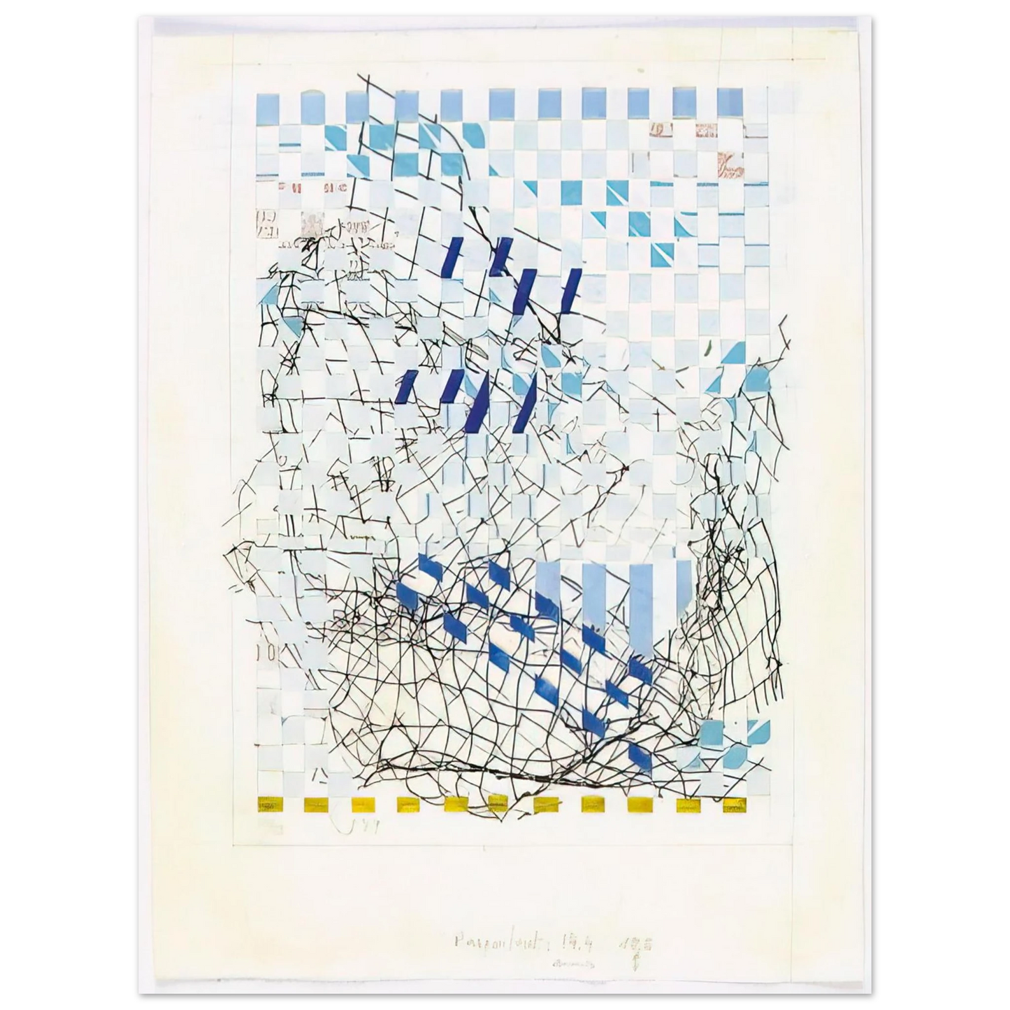 Gego - Tejedura 8913 - 1989 75x100 cm / 30x40inches Fine Art Poster