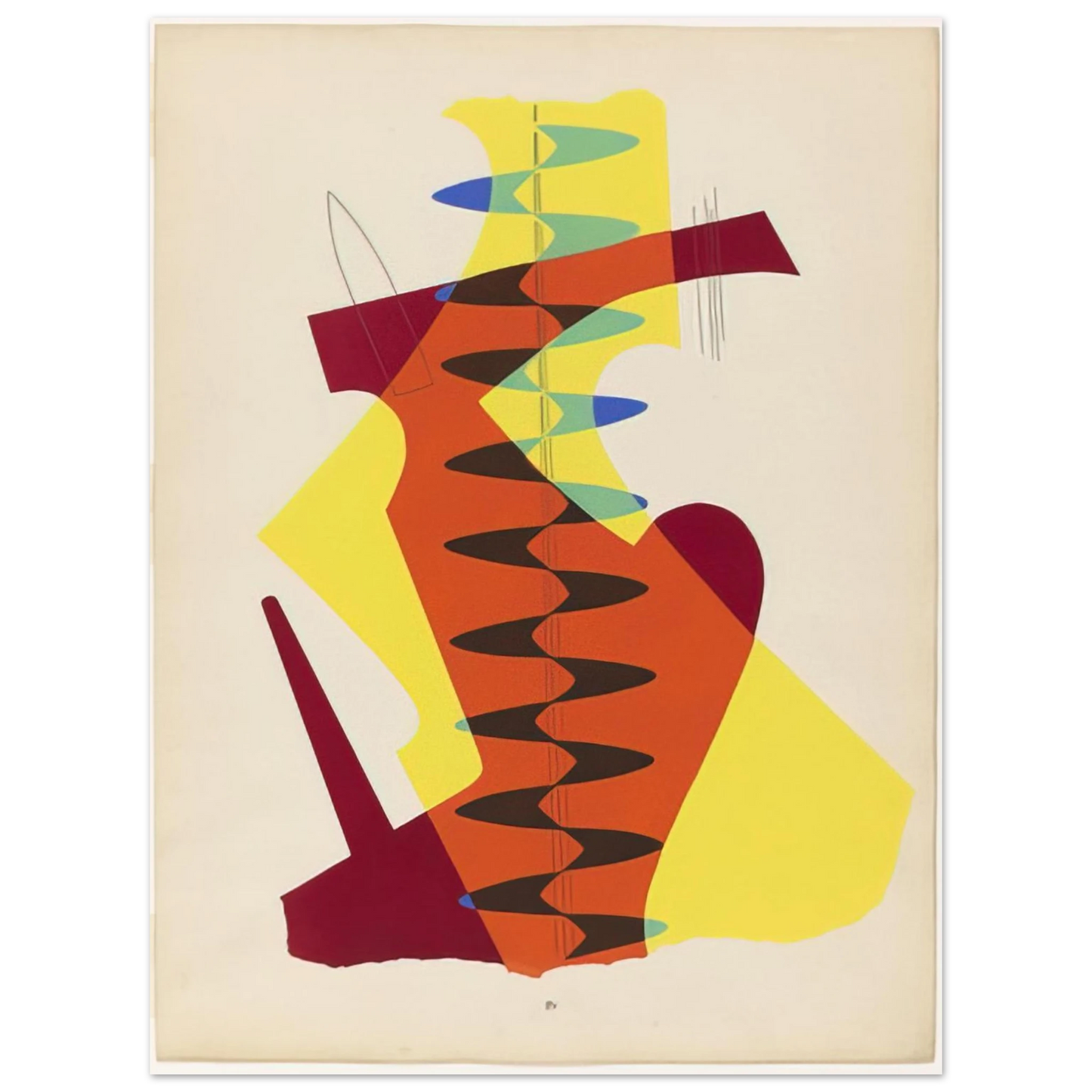 Man Ray - THE MEETING FROM THE PORTFOLIO REVOLVING DOORS 1926 75x100 cm / 30x40inches Fine Art Poster