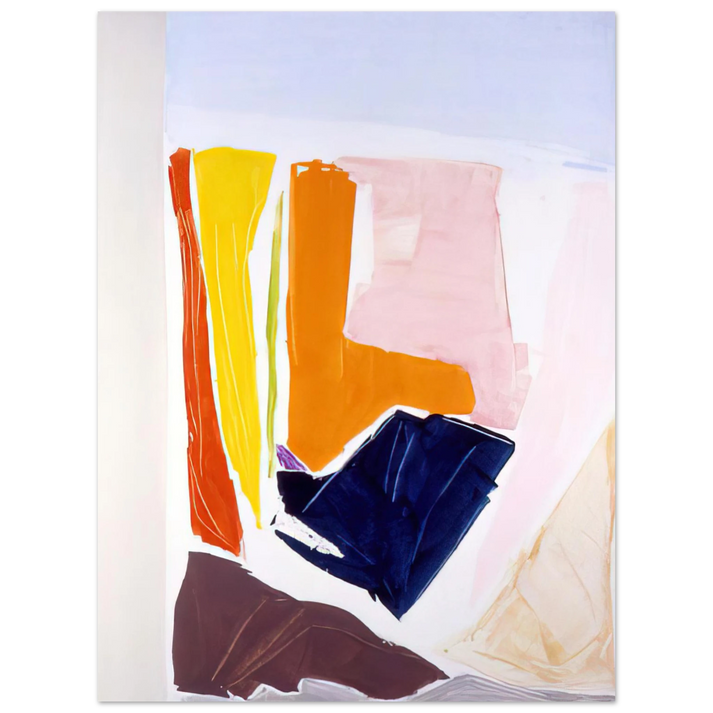 Ronnie Landfield - Catalan Via Paris - 1984 75x100 cm / 30x40inches Fine Art Poster