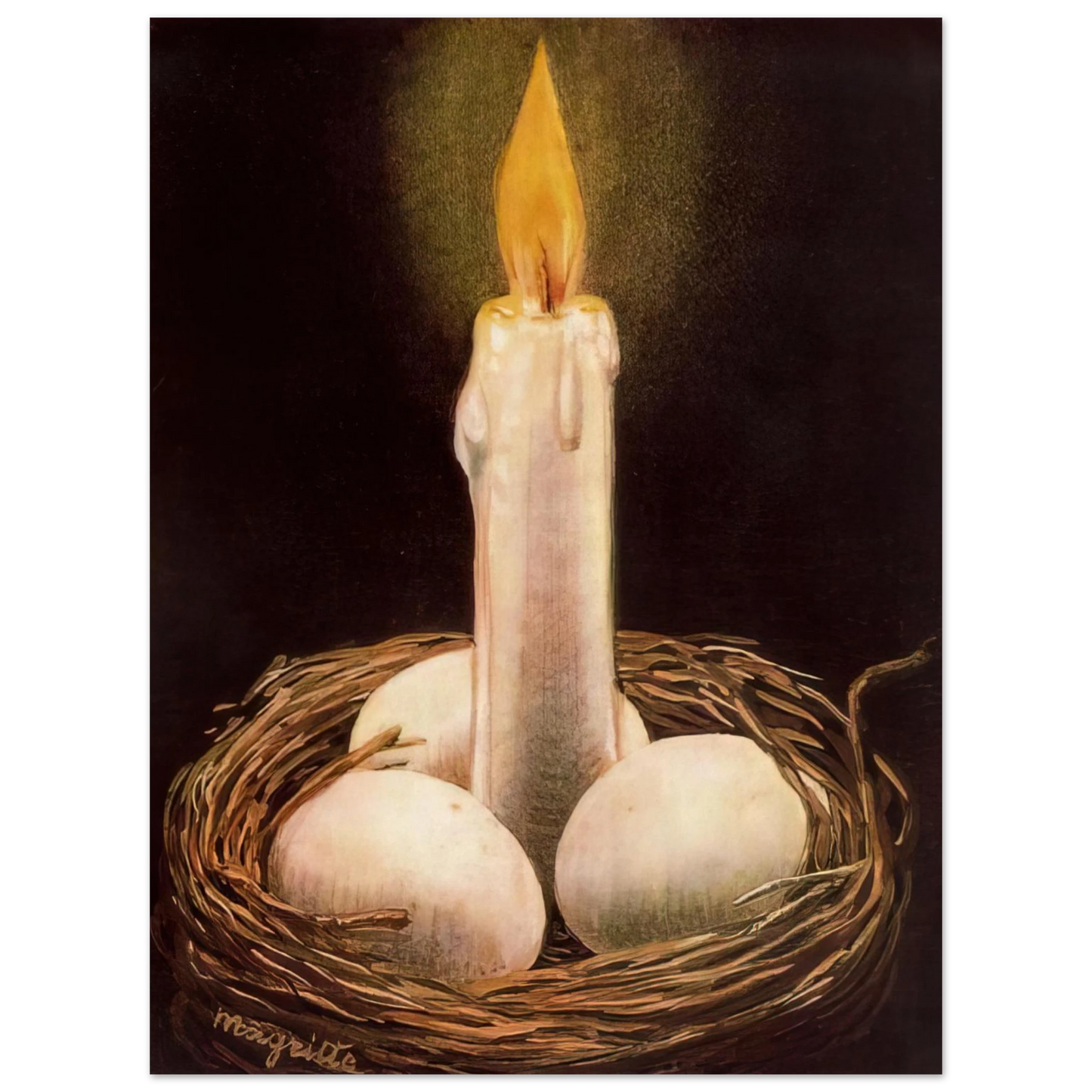 Rene Magritte - THE IMAGINATIVE FACULTY 1948 75x100 cm / 30x40inches Fine Art Poster