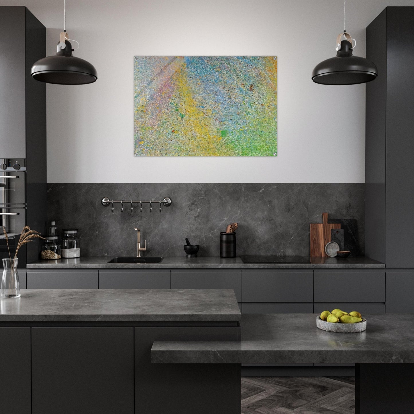 Milky Way - 1966 - Walasse Ting Acrylic Print - 70x100 cm / 28x40″ inches