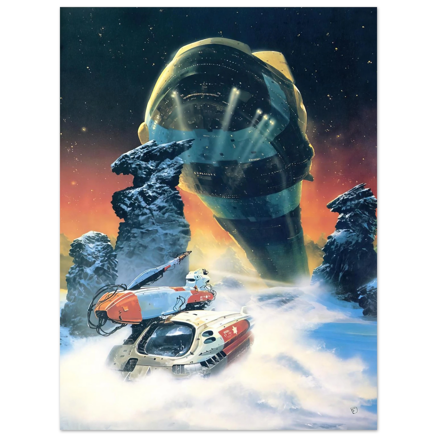 Chris Foss - Chris Foss 75x100 cm / 30x40inches Fine Art Poster