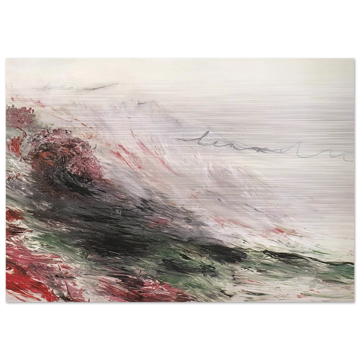Hero and Leandro A Painting in Four Parts Part I - Cy Twombly Brushed Aluminum Print - 70x100 cm / 28x40 inches | Cy Twombly Aluminum Print | Cy Twombly Prints