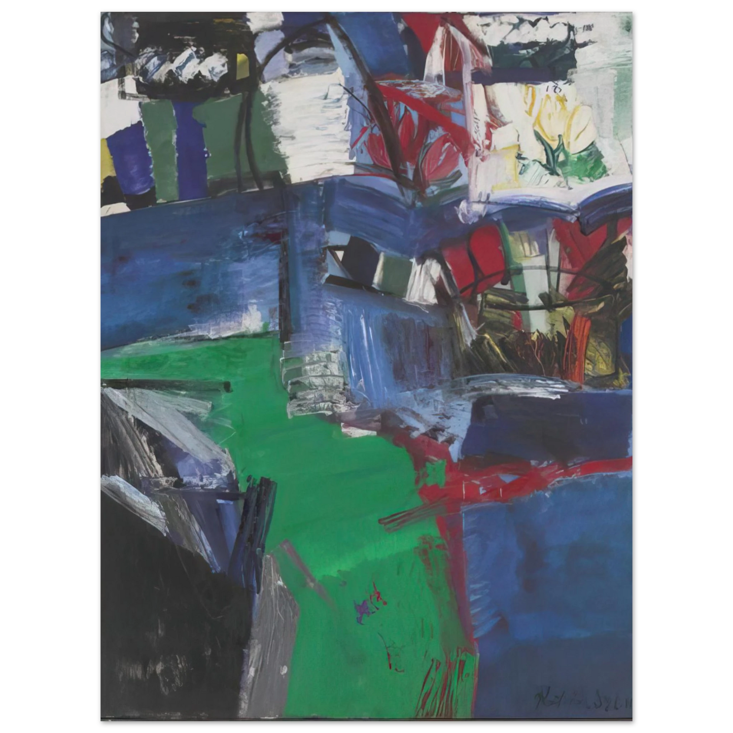 Grace Hartigan - Shinnecock Canal 75x100 cm / 30x40inches Fine Art Poster