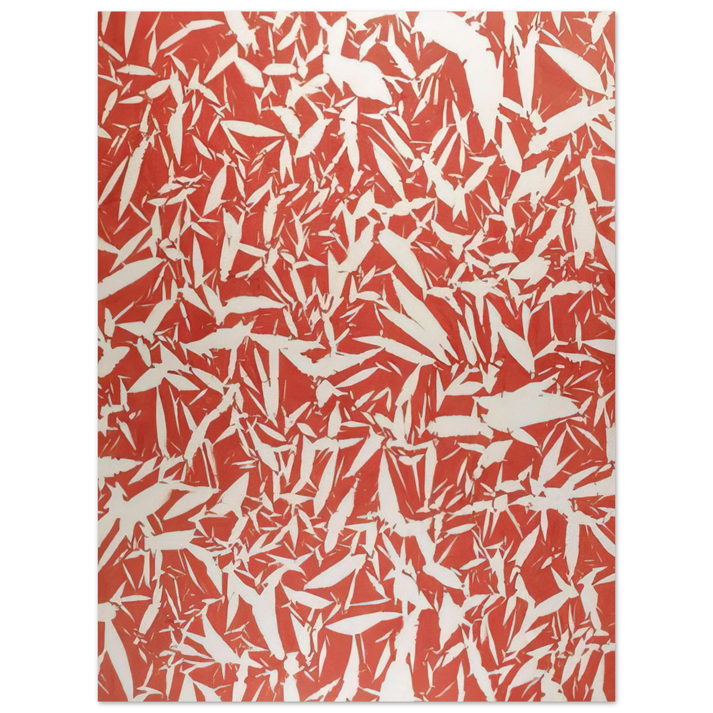 Simon Hantai - Study - 1969 75x100 cm / 30x40inches Fine Art Poster