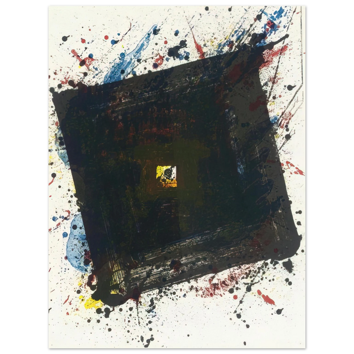 Sam Francis - Dark and Fast 75x100 cm / 30x40inches Fine Art Poster