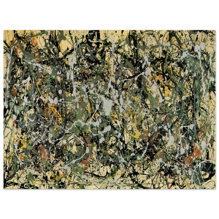 Jackson Pollock - NUMBER 8 1949 75x100 cm / 30x40inches Fine Art Poster