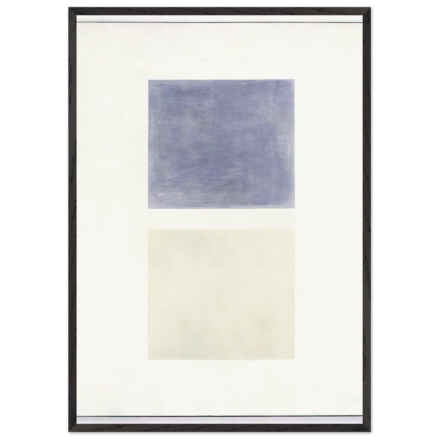 This Rain - Agnes Martin 70x100 cm / 28x40 inches Framed Art Print – Black Wooden Frame