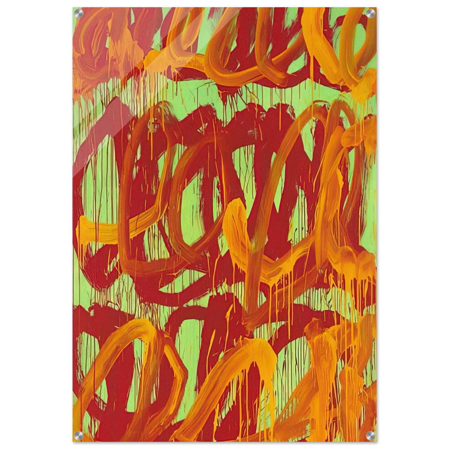 Camino Real II - Cy Twombly Acrylic Print - 70x100 cm / 28x40″ inches | Cy Twombly Wall Art | Cy Twombly Prints