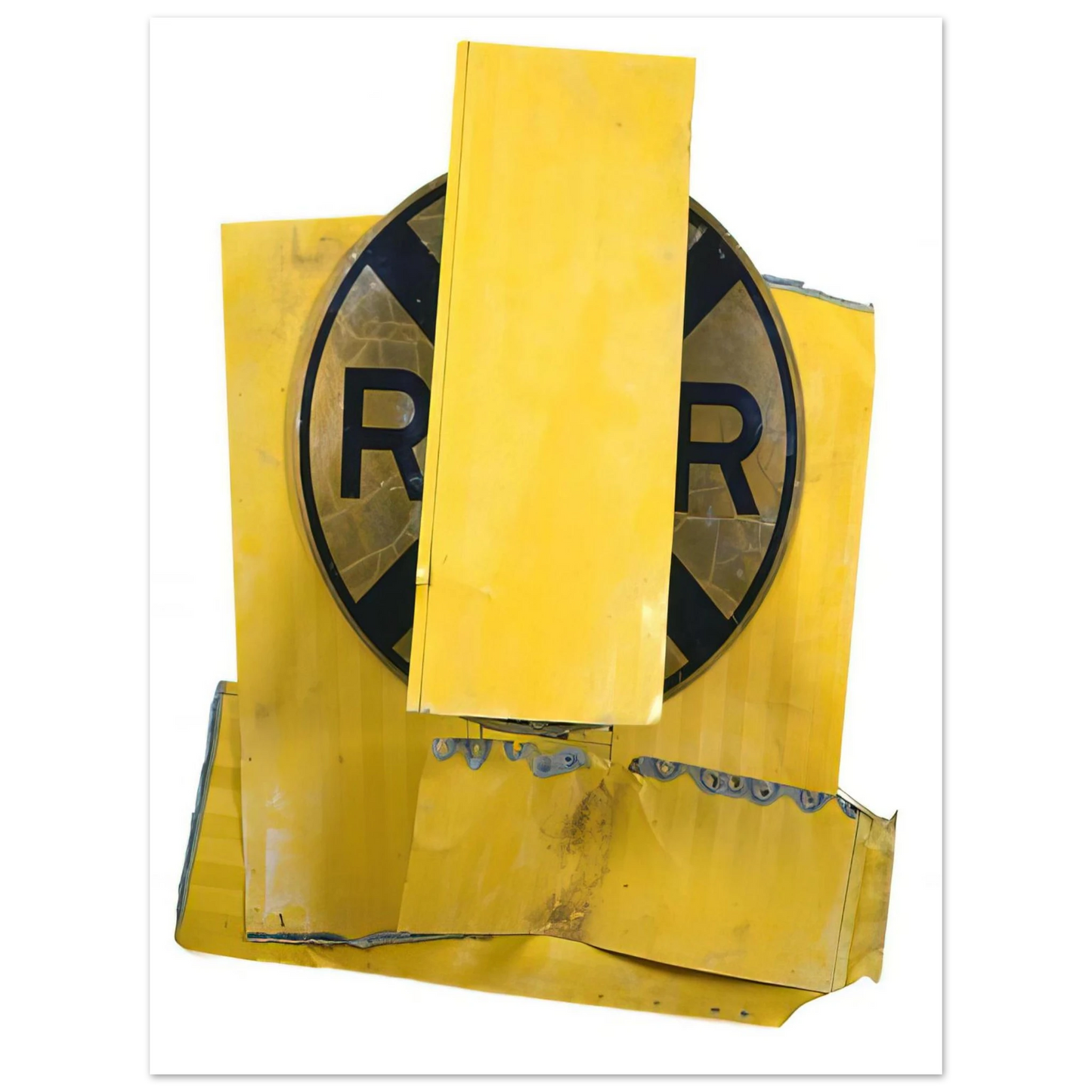 Robert Rauschenberg - YELLOW VISOR GLUT 1989 75x100 cm / 30x40inches Fine Art Poster