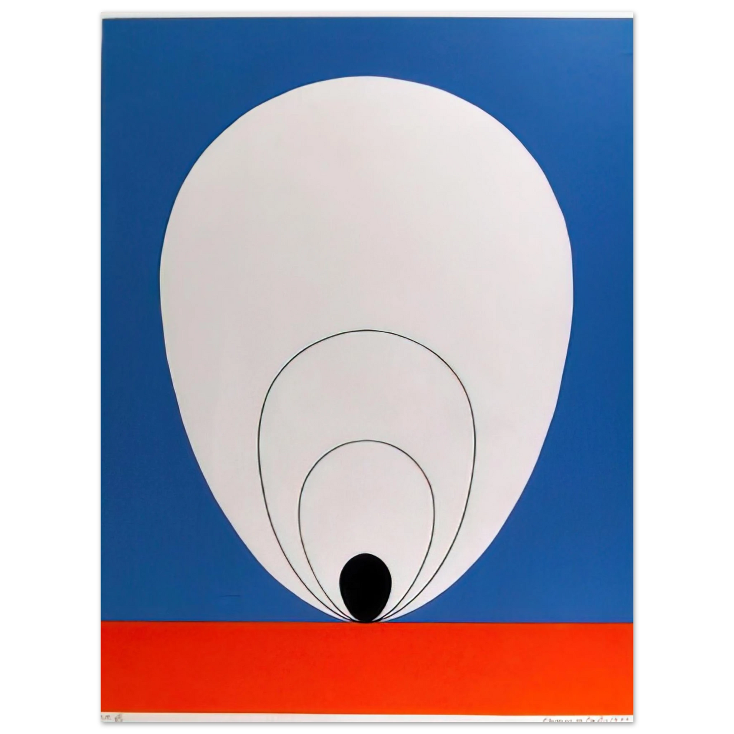 Clarence Holbrook Carter - Tulip - 1978 75x100 cm / 30x40inches Fine Art Poster