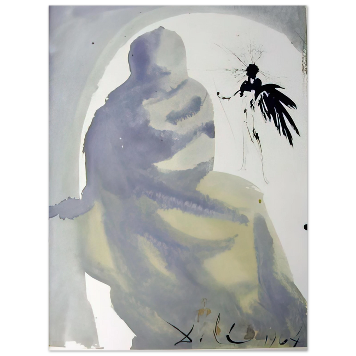 Salvador Dali - SEDUXISTI ME DOMINE 1967 75x100 cm / 30x40inches Fine Art Poster