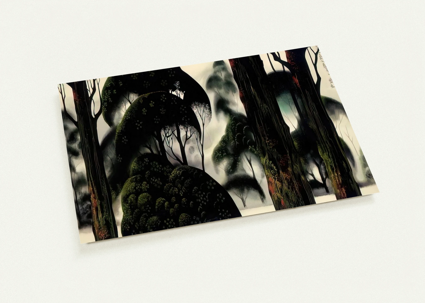 Forest Magic By Eyvind Earle Pack of 10 Post Cards | Eyvind Earle Post Cards | A6 (10.5 x 14.8 cm) - 4.1 x 5.8 inches