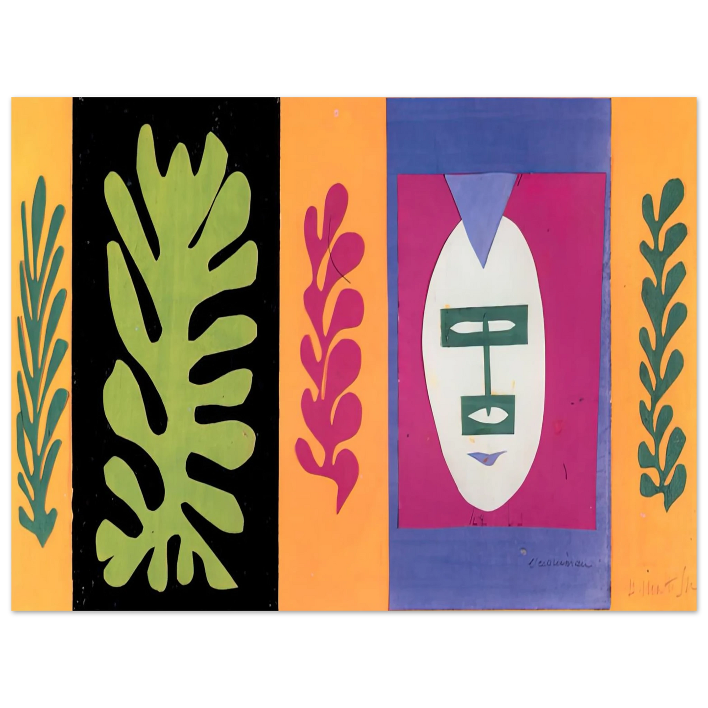 Henri Matisse - THE ESCHIMO 1947 75x100 cm / 30x40inches Fine Art Poster