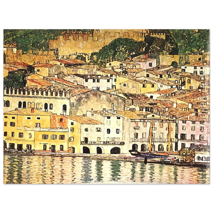 Gustav Klimt - MALCESINE ON LAKE GARDA 75x100 cm / 30x40inches Fine Art Poster