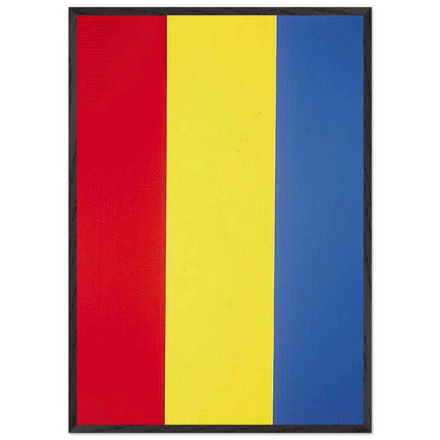 Red Yellow Blue Painting No 1 - 1974 - Brice Marden 70x100 cm / 28x40 inches Framed Art Print – Black Wooden Frame