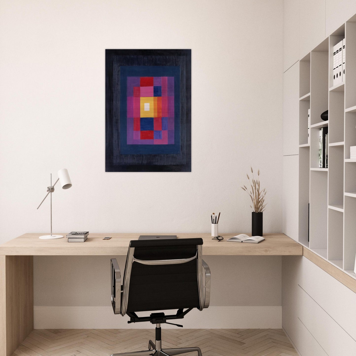 Education - 1966 - Johannes Itten Brushed Aluminum Print - 70x100 cm / 28x40 inches | Johannes Itten Aluminum Print | Johannes Itten Prints