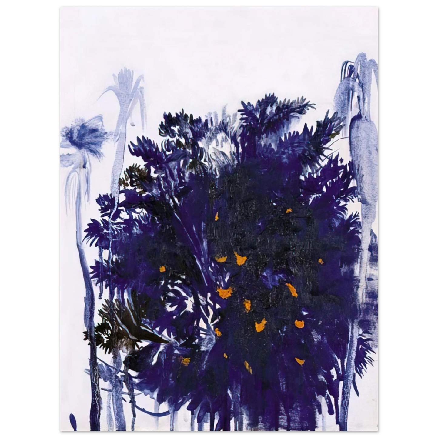 Brett Whiteley - Moreton Bay Fig and Palm Trees - figurative 75x100 cm / 30x40inches Fine Art Poster