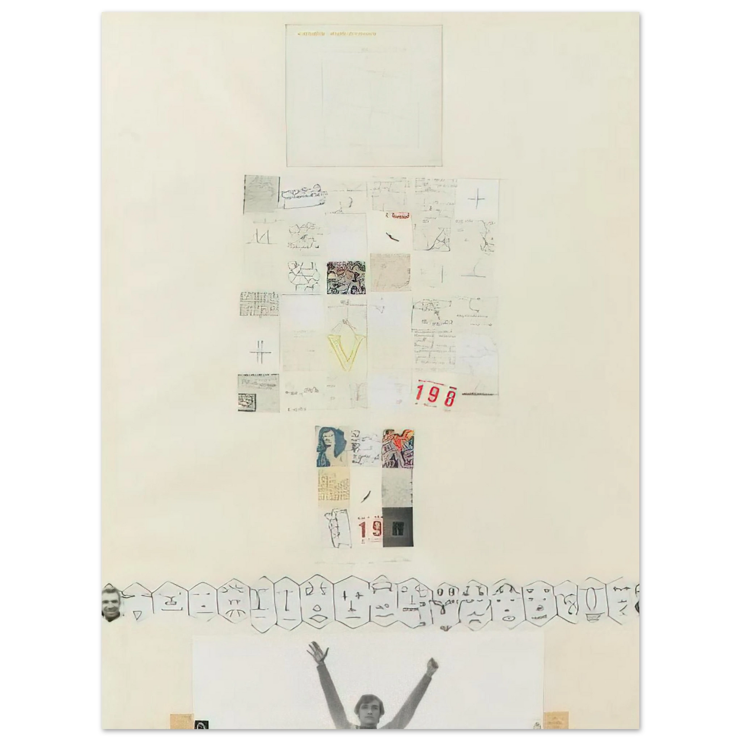 Alighiero Boetti - UNTITLED 1980 75x100 cm / 30x40inches Fine Art Poster